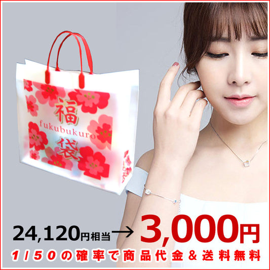 新春福袋 2025 ジュエリー 豪華 3点セット ネックレス ブレスレット ピアス お楽しみ 人気 アクセサリー happybag2025 セール