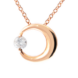 ダイヤモンド ムーン 月 ネックレス ダイヤモンド ムーン 月 ネックレス