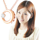 ダイヤモンド ムーン 月 ネックレス ダイヤモンド ムーン 月 ネックレス