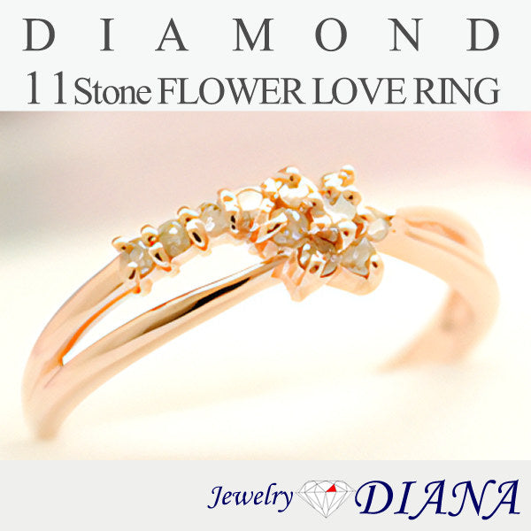 ダイヤモンド フラワー リング ダイヤモンド フラワー リング