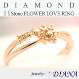ダイヤモンド フラワー リング ダイヤモンド フラワー リング