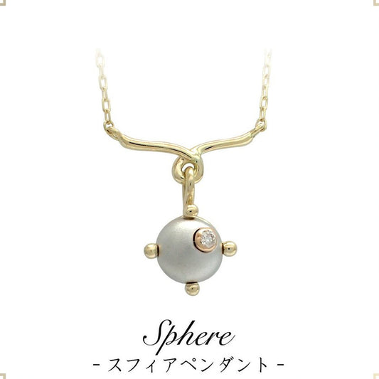 ネックレス レディース 日本製 J-ENDAi ファッションジュエリー ダイヤモンド 1石 3色コンビカラー ネックレス K10 K18 18金 日本の宝飾職人 J-遠大