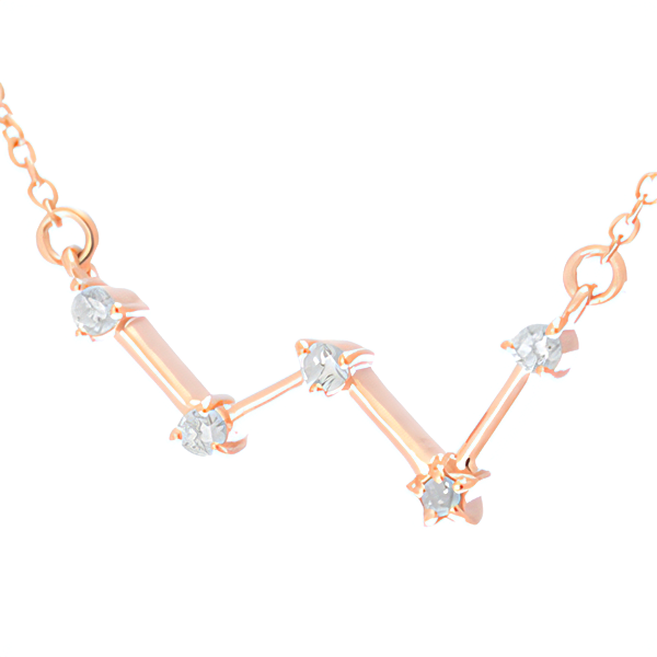 ダイヤモンド スター 星座 ネックレス カシオペア座 ダイヤモンド スター 星座 ネックレス カシオペア座