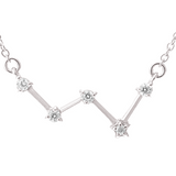 ダイヤモンド スター 星座 ネックレス カシオペア座 ダイヤモンド スター 星座 ネックレス カシオペア座