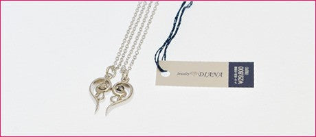 ダイヤモンド ハート ペアネックレス ダイヤモンド ハート ペアネックレス