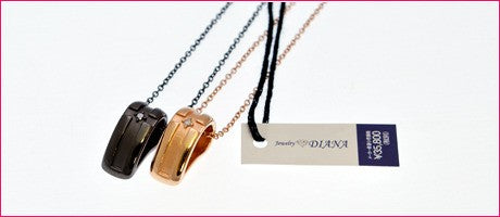 Diamond cross heart pair necklace Diamond cross heart pair necklace