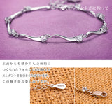 ブレスレット レディース 贅沢8粒 波型 一周 ブレスレット エタニティ プラチナ仕上げ 誕生日 ギフト プレゼント セール ブレスレット レディース 贅沢8粒 波型 一周 ブレスレット エタニティ プラチナ仕上げ 誕生日 ギフト プレゼント セール