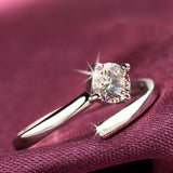 レディース サイズフリー 一粒 リング 指輪 プラチナ仕上げ レディース 誕生日 ギフト プレゼント レディース サイズフリー 一粒 リング 指輪 プラチナ仕上げ レディース 誕生日 ギフト プレゼント