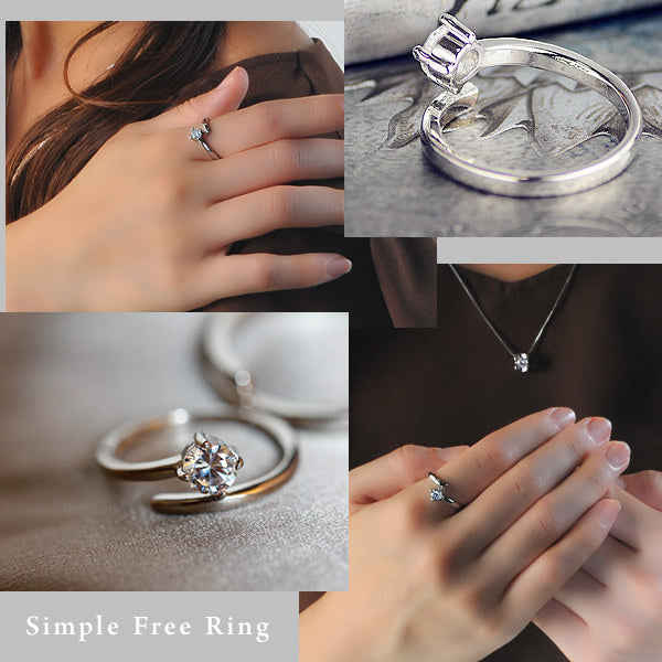 レディース サイズフリー 一粒 リング 指輪 プラチナ仕上げ レディース 誕生日 ギフト プレゼント レディース サイズフリー 一粒 リング 指輪 プラチナ仕上げ レディース 誕生日 ギフト プレゼント