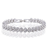 ブレスレット レディース 計5カラット G Jewelry 最高峰 マリア ハート ブレスレット エタニティ プラチナ仕上げ 誕生日 ギフト プレゼント ブレスレット レディース 計5カラット G Jewelry 最高峰 マリア ハート ブレスレット エタニティ プラチナ仕上げ 誕生日 ギフト プレゼント