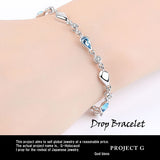 ブレスレット レディース ブルー 豪華13粒 シルバー925 プラチナ仕上げ ギフト 彼女 嫁 娘 母 女性 誕生日プレゼント ブレスレット レディース ブルー 豪華13粒 シルバー925 プラチナ仕上げ ギフト 彼女 嫁 娘 母 女性 誕生日プレゼント