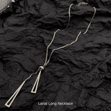 ロングネックレス レディース シンプル チェーン ラリエット 三角 カジュアル シルバー ゴールド レディース ギフト プレゼント ロングネックレス レディース シンプル チェーン ラリエット 三角 カジュアル シルバー ゴールド レディース ギフト プレゼント