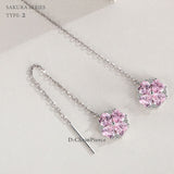 ネックレス レディース 豪華 計1.7カラット さくらシリーズ タイプ2 ネックレス ピアス 指輪 ブレスレット 桜 サクラ プラチナ仕上げ レディース ギフト プレゼント ネックレス レディース 豪華 計1.7カラット さくらシリーズ タイプ2 ネックレス ピアス 指輪 ブレスレット 桜 サクラ プラチナ仕上げ レディース ギフト プレゼント