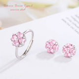 ネックレス レディース 豪華 計1.7カラット さくらシリーズ タイプ2 ネックレス ピアス 指輪 ブレスレット 桜 サクラ プラチナ仕上げ レディース ギフト プレゼント ネックレス レディース 豪華 計1.7カラット さくらシリーズ タイプ2 ネックレス ピアス 指輪 ブレスレット 桜 サクラ プラチナ仕上げ レディース ギフト プレゼント