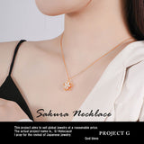 ネックレス レディース 桜 さくら 可愛い 豪華 回る 1.1カラット ネックレス プラチナド仕上げ レディース ギフト プレゼント ネックレス レディース 桜 さくら 可愛い 豪華 回る 1.1カラット ネックレス プラチナド仕上げ レディース ギフト プレゼント