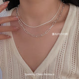 ネックレス レディース チェーンのみ シンプル シルバー ゴールド キラキラ 重ね付け おしゃれ カジュアル レディース ギフト プレゼント ネックレス レディース チェーンのみ シンプル シルバー ゴールド キラキラ 重ね付け おしゃれ カジュアル レディース ギフト プレゼント