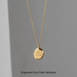 新商品 コインネックレス レディース プレート彫刻 不規則 ステンレス ゴールド ワンポイント カジュアル レディース ギフト プレゼント 新商品 コインネックレス レディース プレート彫刻 不規則 ステンレス ゴールド ワンポイント カジュアル レディース ギフト プレゼント