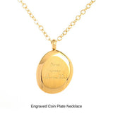 新商品 コインネックレス レディース プレート彫刻 不規則 ステンレス ゴールド ワンポイント カジュアル レディース ギフト プレゼント 新商品 コインネックレス レディース プレート彫刻 不規則 ステンレス ゴールド ワンポイント カジュアル レディース ギフト プレゼント