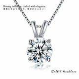 新商品 ネックレス レディース ラビット うさぎ ウサギ 4つ爪 CZダイヤ 選べるモアサナイト 計0.8ct エレガント プラチナ仕上げ レディース 女性 人気 ギフト プレゼント 新商品 ネックレス レディース ラビット うさぎ ウサギ 4つ爪 CZダイヤ 選べるモアサナイト 計0.8ct エレガント プラチナ仕上げ レディース 女性 人気 ギフト プレゼント