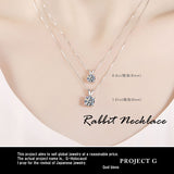 ネックレス レディース 大粒0.8カラット ラビット ネックレス うさぎ プラチナ仕上げ レディース ギフト プレゼント ネックレス レディース 大粒0.8カラット ラビット ネックレス うさぎ プラチナ仕上げ レディース ギフト プレゼント