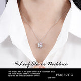 ネックレス レディース 4つ葉のクローバー 可愛い 豪華 回る 1.2カラット ネックレス ピアス イヤリング プラチナ仕上げ レディース ギフト プレゼント ネックレス レディース 4つ葉のクローバー 可愛い 豪華 回る 1.2カラット ネックレス ピアス イヤリング プラチナ仕上げ レディース ギフト プレゼント