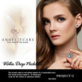 ネックレス レディース ウォータードロップ エンジェルターコイズ 可愛く エレガント ネックレス アクアマリーン 清楚 プラチナ仕上げ レディース ギフト プレゼント ネックレス レディース ウォータードロップ エンジェルターコイズ 可愛く エレガント ネックレス アクアマリーン 清楚 プラチナ仕上げ レディース ギフト プレゼント