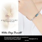 New Arrival: Women's Waterdrop Angel Turquoise Bracelet. Cute and Elegant Aquamarine Bracelet with Platinum Finish. A Perfect Gift. New Arrival: Women's Waterdrop Angel Turquoise Bracelet. Cute and Elegant Aquamarine Bracelet with Platinum Finish. A Perfect Gift.
