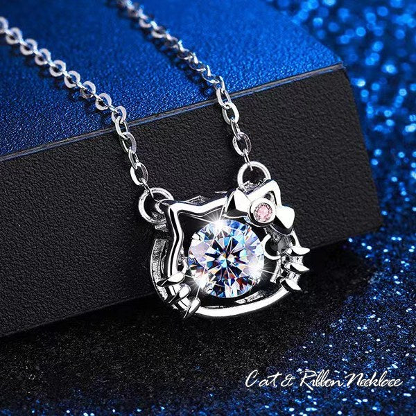 新商品 ネックレス レディース 猫&リボン 揺れる石 ねこ 可愛い かわいい シンプル プラチナ仕上げ レディース 女性 人気 ギフト プレゼント 新商品 ネックレス レディース 猫&リボン 揺れる石 ねこ 可愛い かわいい シンプル プラチナ仕上げ レディース 女性 人気 ギフト プレゼント