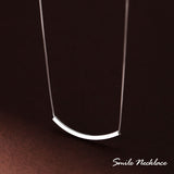 ネックレス レディース シンプル スマイル パイプ カジュアル おしゃれ プラチナ仕上げ レディース ギフト プレゼント ネックレス レディース シンプル スマイル パイプ カジュアル おしゃれ プラチナ仕上げ レディース ギフト プレゼント