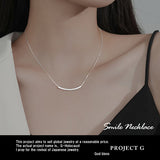 ネックレス レディース シンプル スマイル パイプ カジュアル おしゃれ プラチナ仕上げ レディース ギフト プレゼント ネックレス レディース シンプル スマイル パイプ カジュアル おしゃれ プラチナ仕上げ レディース ギフト プレゼント