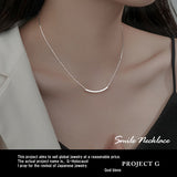 ネックレス レディース シンプル スマイル パイプ カジュアル おしゃれ プラチナ仕上げ レディース ギフト プレゼント ネックレス レディース シンプル スマイル パイプ カジュアル おしゃれ プラチナ仕上げ レディース ギフト プレゼント