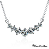 新商品 ネックレス レディース セブンストーン 7連粒  誕生石 プラチナ仕上げ レディース 女性 人気 ギフト プレゼント 新商品 ネックレス レディース セブンストーン 7連粒  誕生石 プラチナ仕上げ レディース 女性 人気 ギフト プレゼント