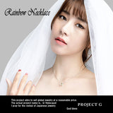 ネックレス レディース レインボー キューブ ネックレス ピアス 虹 虹色 cz プラチナ仕上げ レディース ギフト プレゼント ネックレス レディース レインボー キューブ ネックレス ピアス 虹 虹色 cz プラチナ仕上げ レディース ギフト プレゼント
