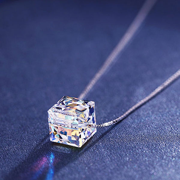 ネックレス レディース レインボー キューブ ネックレス ピアス 虹 虹色 cz プラチナ仕上げ レディース ギフト プレゼント ネックレス レディース レインボー キューブ ネックレス ピアス 虹 虹色 cz プラチナ仕上げ レディース ギフト プレゼント