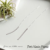 ドット チェーンピアス レディース アメリカンピアス シンプル プラチナ 仕上げ ギフト プレゼント ドット チェーンピアス レディース アメリカンピアス シンプル プラチナ 仕上げ ギフト プレゼント