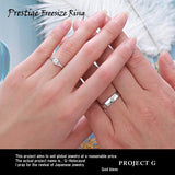 Ring for ladies, free size, single ring, platinum finish, birthday gift, present Ring for ladies, free size, single ring, platinum finish, birthday gift, present