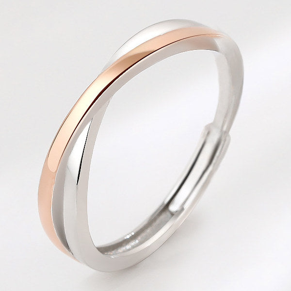 指輪 レディース サイズフリー クロスオーバー エタニティ リング プラチナ仕上げ ギフト プレゼント 指輪 レディース サイズフリー クロスオーバー エタニティ リング プラチナ仕上げ ギフト プレゼント