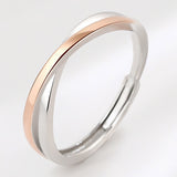 指輪 レディース サイズフリー クロスオーバー エタニティ リング プラチナ仕上げ ギフト プレゼント 指輪 レディース サイズフリー クロスオーバー エタニティ リング プラチナ仕上げ ギフト プレゼント