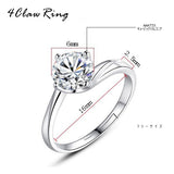 指輪 レディース サイズフリー リング 一粒 フォークロー 4爪 指輪 プラチナ仕上げ 誕生日 ギフト プレゼント 指輪 レディース サイズフリー リング 一粒 フォークロー 4爪 指輪 プラチナ仕上げ 誕生日 ギフト プレゼント