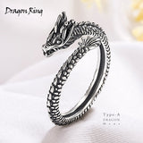 Ring Size Free Ring Dragon Dragon Phoenix 17 Pieces Pairing Women's Men's Ring Gift Present Ring Size Free Ring Dragon Dragon Phoenix 17 Pieces Pairing Women's Men's Ring Gift Present