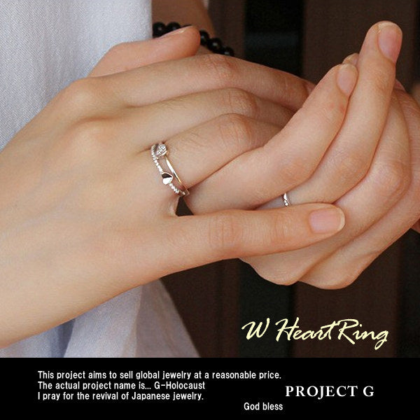 指輪 サイズフリー リング ダブル ハート 指輪 ハートリング レディース プラチナ仕上げ cz 誕生日 ギフト プレゼント 指輪 サイズフリー リング ダブル ハート 指輪 ハートリング レディース プラチナ仕上げ cz 誕生日 ギフト プレゼント