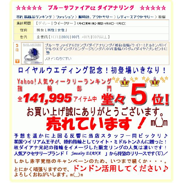 ブルーサファイア ダイアナ リング ブルーサファイア ダイアナ リング