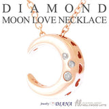 ダイヤモンド ムーン 月 ネックレス ダイヤモンド ムーン 月 ネックレス