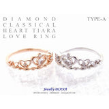ダイヤモンド ハート ティアラ リング ダイヤモンド ハート ティアラ リング