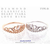 ダイヤモンド ハート ティアラ リング ダイヤモンド ハート ティアラ リング