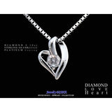 ダイヤモンド ハート ネックレス ダイヤモンド ハート ネックレス