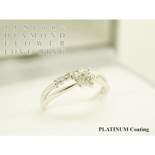 ダイヤモンド フラワー リング ダイヤモンド フラワー リング