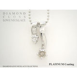 diamond double line necklace diamond double line necklace