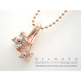 ダイヤモンド フラワー ネックレス ダイヤモンド フラワー ネックレス