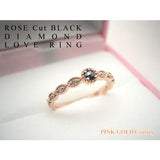 ダイヤモンド ローズカット リング ダイヤモンド ローズカット リング